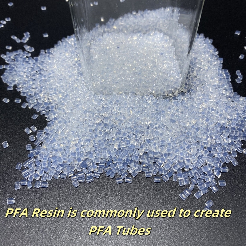 Żywica PFA tworzy rurki PFA doskonałe do rur odpornych na korozję w systemach płynów chemicznych